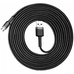 Baseus Cafule USB-A/microUSB Cable 2A 3M black-gray