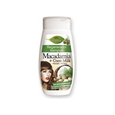 Bio Bione Macadamia a kokosové mlieko regeneračný šampón 260 ml