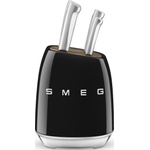 Smeg Блок с 6 ножа 50's Style черен (KBSF02BL.)