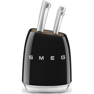Smeg Блок с 6 ножа 50's Style черен (KBSF02BL.)