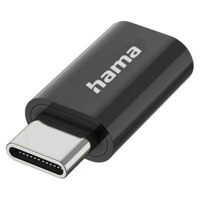 Hama Адаптер, Micro-USB - USB-C, USB 2.0, OTG, 480 Mbit/s (HAMA-300095)