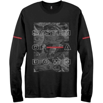 System of a Down Eye Collage Black M Риза (<![CDATA[SOADLST13MB02]]>)