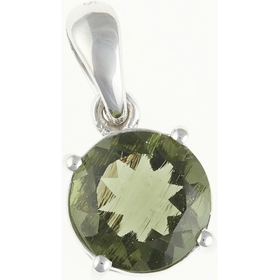 My Moldavite Stříbrný přívěsek s vltavínem 108