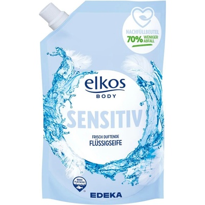 Elkos tekuté mýdlo pro citlivou pokožku Náhradní náplň 1 l