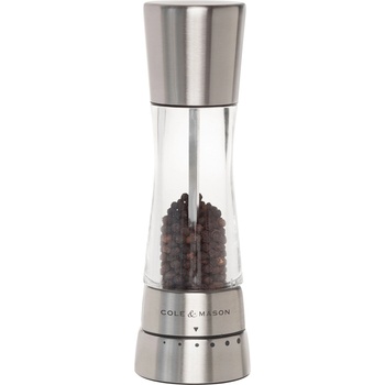 Cole & mason Мелничкa за черен пипер DERWENT - 19 cm. - с механизъм за прецизност (Cole-&-Mason-H-59401G)