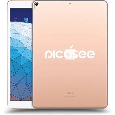 Picasee silikónový prehľadný obal pre Apple iPad Air 10.5 2019 3.gen Picasee new logo white