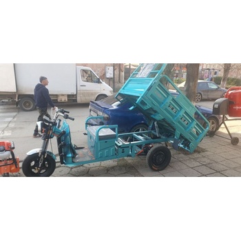 Електрическа Триколка Самосвал 72V 1000W 20Ah
