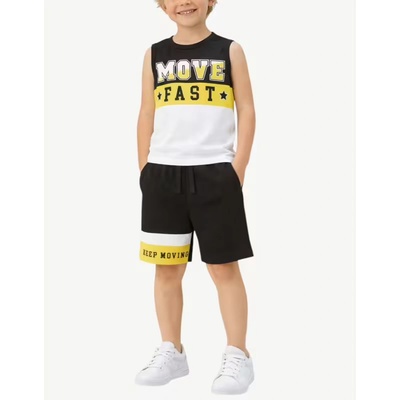 Chicco Boys Shorts And Tank Top Set Black/White