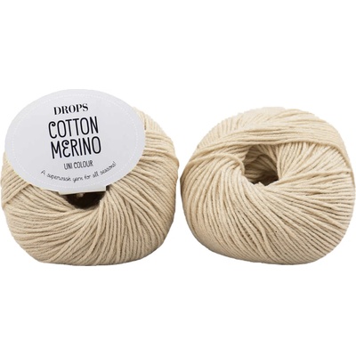 Drops Cotton Merino 38 světlá béžová