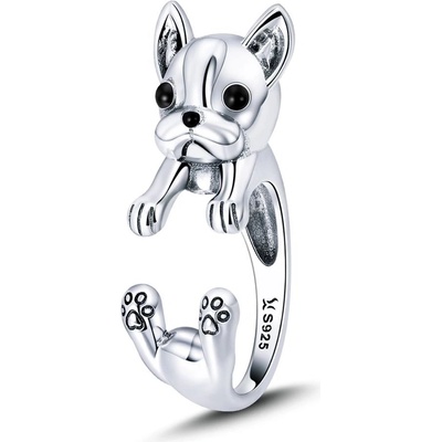 Olivie Buldoček stříbrný prsten 3430