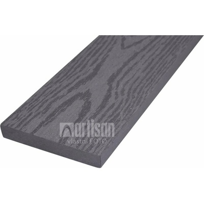 WPC dřevoplastové plotovky rovné LamboDeck 13x90x1200 - Stone Grey