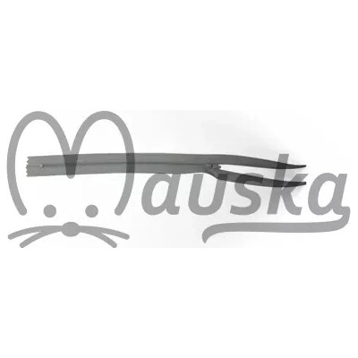Zip spirálový bun 5mm nedělitelný délka 45 cm -ŠEDÁ