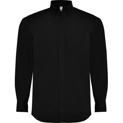 Roly Мъжка риза за сервитьори Aifos в черен цвят (CM5504)