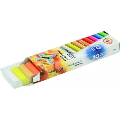 KOH-I-NOOR Plastelína 10-farebná 200g