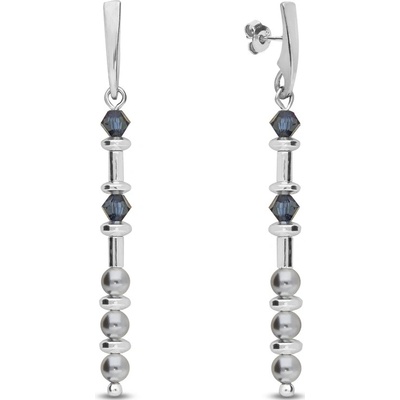 Spark modré se Swarovski Elements Clematis K58105328LGM Montana