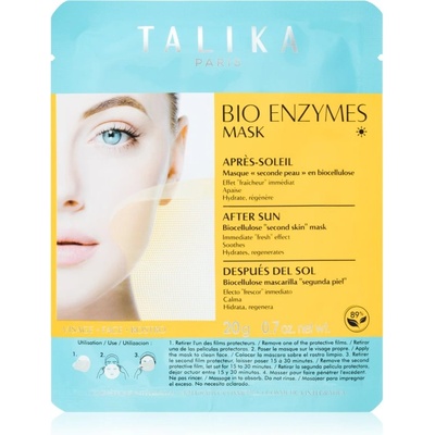 Talika Bio Enzymes Mask After Sun успокояваща платнена маска след слънчеви бани