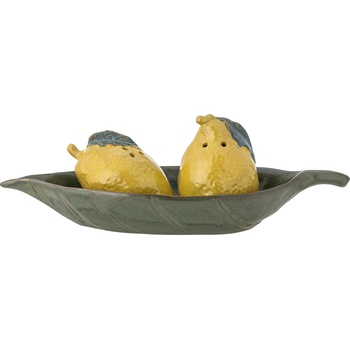 Bloomingville Солница и пиперница Limone с поставка 3 части (82061742)