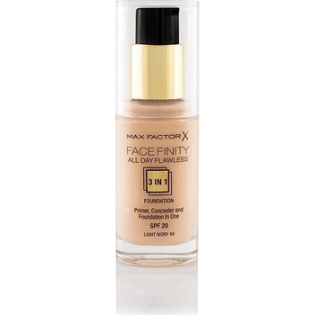 Max Factor Facefinity All Day Flawless 3 in 1 Foundation SPF20 40 Light Ivory 30 ml