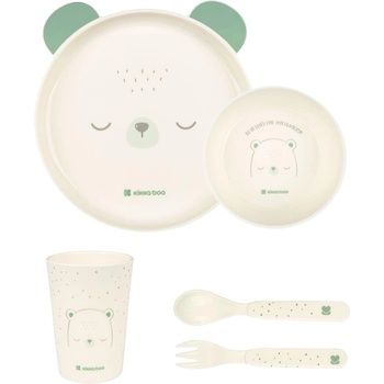 Kikka Boo Сет за хранене пластмаса Bear with me Mint (kikka-31302040135)