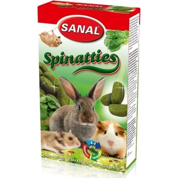 Image 1 of SANAL Хапки Spinatties SANAL Rodent - със спанак, 45 гр, Холандия SK7710