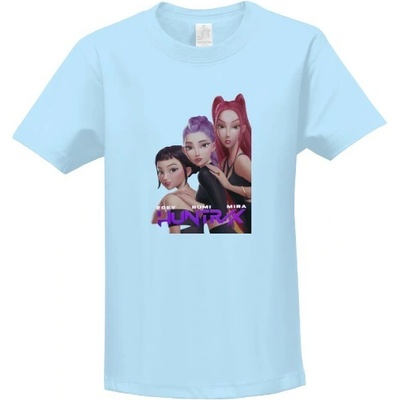 Tričko s potiskem K-POP Huntrix 2 dětské Nebesky modrá