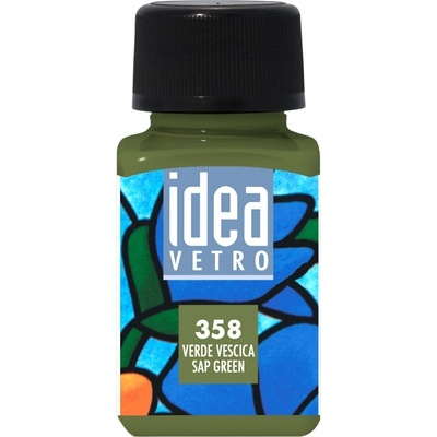 Maimeri Idea Vetro Боя за стъкло Sap Green 358 60 ml 1 бр (M5314358)