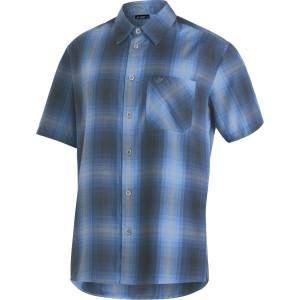 Maier Sports Мъжка риза с копчета Maier Sports Mauro Shirt - Blue / Graphite / Check - размер 52 (EU) (033-1499-2513)