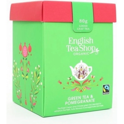 English Tea Shop Zelený čaj s granátovým jablkem sypaný 80 g