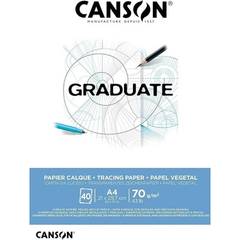 Canson Pad Graduate Tracing Скицник 40 A4 70 g (C31250P020)