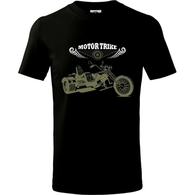 Moto trike tričko detské čierna