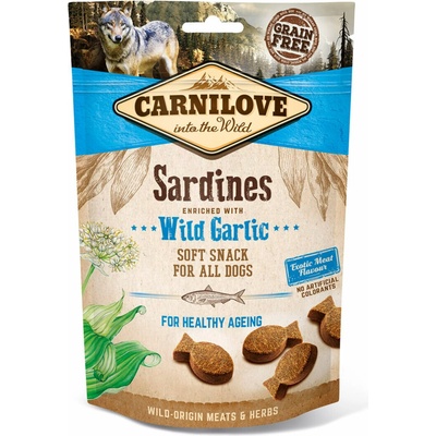 Carnilove Soft Snack Sardines & Wild garlic 200 g – Zbozi.Blesk.cz