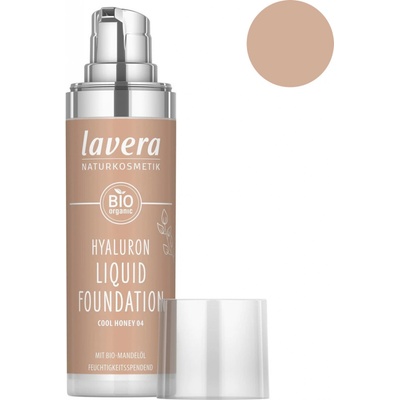 lavera Lehký tekutý make-up s kyselinou hyaluronovou 04 Cool Honey 30 ml
