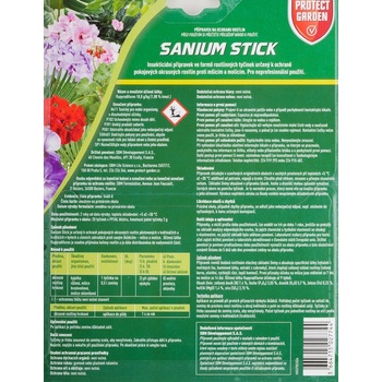 Bayer Garden Sanium stick insekticídne tyčinky 20 ks