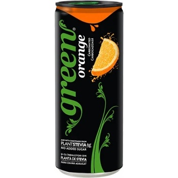 Green Cola Газирана напитка Green Cola Orange кен 330мл