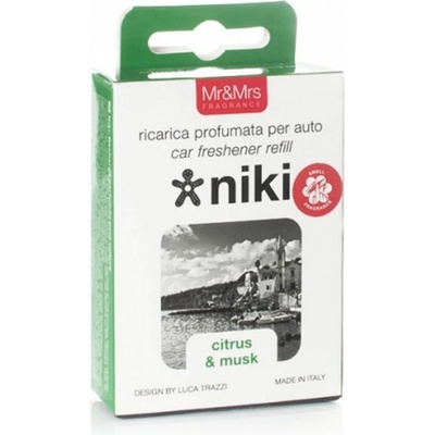 Mr&Mrs Fragrance Niki Citrus & musk náhradná náplň