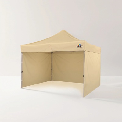 Brimo Promo stánok Super oceľový 3 x 3 m béžový