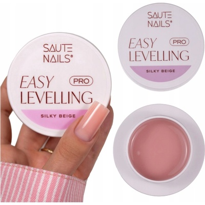 Saute Nails Easy Levelling Pro stavební gel Tpo Free béžová silky beige 30 g