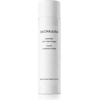 Sachajuan Hairspray Light and Flexible lak na vlasy pre prirodzenú fixáciu 75 ml