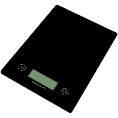 Rosberg Кухненска везна Rosberg Premium RP51651K, 5 кг, g/ml/lb/oz, ТАРА, Черен (5RP51651KB)