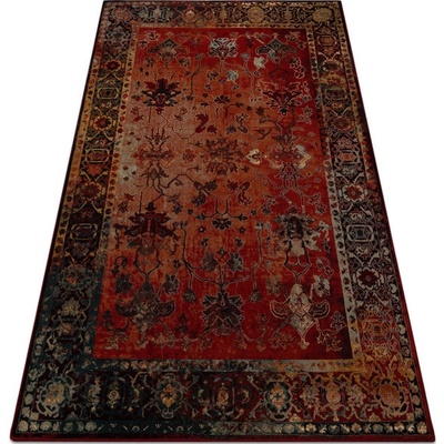 Nej-koberce POLONIA BODRUM Ornament rám rubín