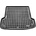 Carmart Гумена стелка за багажник за Skoda Octavia I (1997 - 2010) Combi - Rezaw Plast