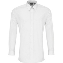 Premier Workwear pánská košile s dlouhým rukávem PR204 white