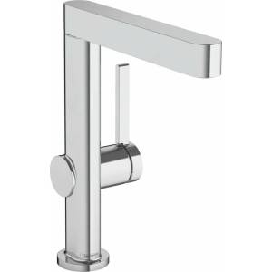 Hansgrohe Смесител за умивалник Hansgrohe Finoris 230 с въртящ се кран и хромиран Push-Open вентил (76060000)