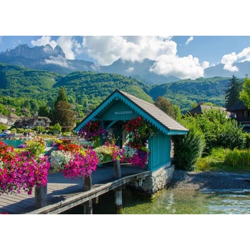 Bluebird Puzzle - Puzzle View of Lake Annecy - 500 piese