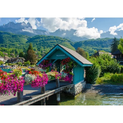 Bluebird Puzzle - Puzzle View of Lake Annecy - 500 piese