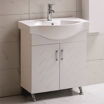 InterCeramic Pvc шкаф за баня icp 7049 - порцеланов умивалник 4760 (icp 7049)