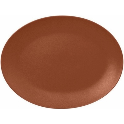 RAK Porcelain Talíř oválný 36 x 27 cm hnědá RAK-NFNNOP36BW