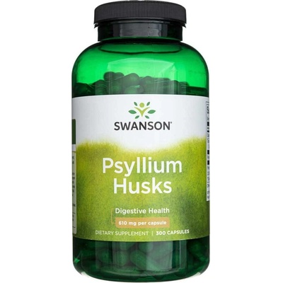 Swanson Psyllium Husks 610 mg 300 kapsúl