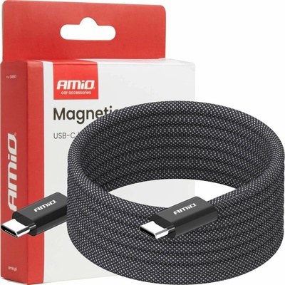 AMIO-04841 Magnetický USB USB-C to USB-C 60W 200cm