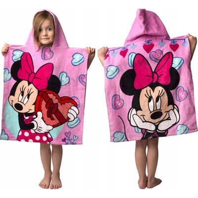 Jerry Fabrics Pončo Minnie pink 03 50 x 115 cm